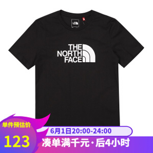 THE NORTH FACE 北面 4NC7 圆领短袖男士T恤