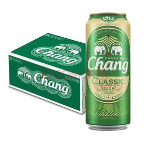 Chang beer 泰象啤酒 500ml*24罐 *2件 198元包邮（双重优惠）