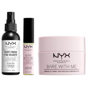 NYX专业美妆套盒 （定妆喷雾+唇膏+打底霜）