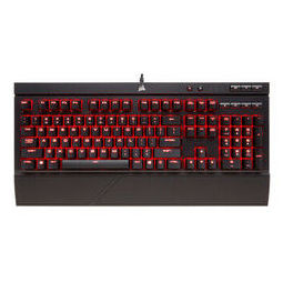 CORSAIR 美商海盗船 K68 机械键盘 黑色 Cherry红轴 红色背光