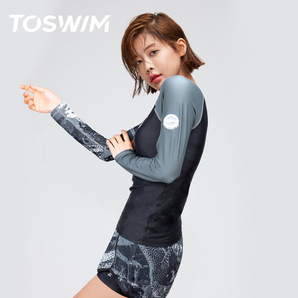 TOSWIM 拓胜 TS01120799003 女士分体泳衣