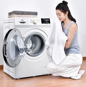 1日0点！TCL XQG100-P300BD 洗烘一体滚筒洗衣机 10kg