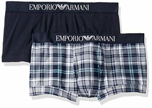 Emporio Armani 男式图案混搭内裤 2条装