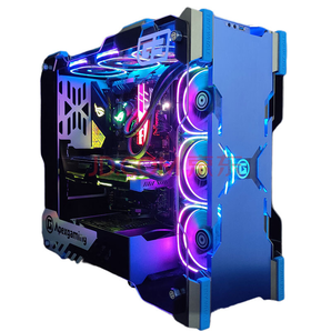 7日0点！美商艾湃电竞（Apexgaming）G3 蓝色 ATX电脑机箱（ATX主板/全铝机身/双侧透钢化玻璃/支持360水冷）
