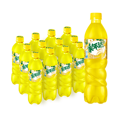 mirinda 美年达 香蕉味 汽水碳酸饮料 500ml*12瓶