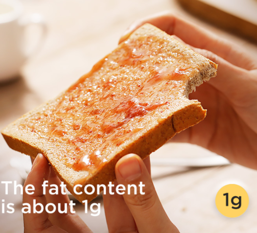 鲨鱼菲特全麦面包无糖精无油整箱1050g