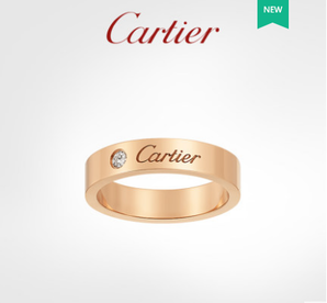 Cartier 卡地亚 B4210700 玫瑰金铂金钻石结婚戒 12700元包邮
