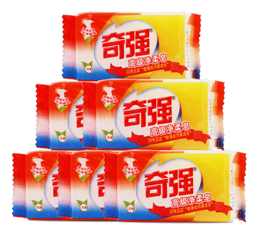 限地区keon奇强高级净柔洗衣皂透明皂100g6块3件2058元合686元件