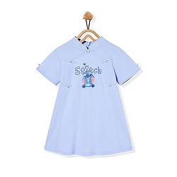 Mini Peace 太平鸟童装 女童蓝色中国风连衣裙 低至137元（3件8.8折）