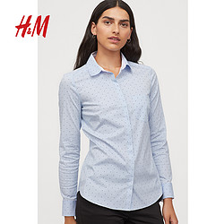 H&M 0789772 女士修身衬衫