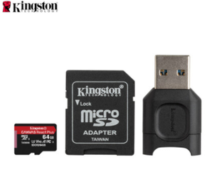 金士顿 64GB U3 V90 A1 8K TF(Micro SD) 存储卡