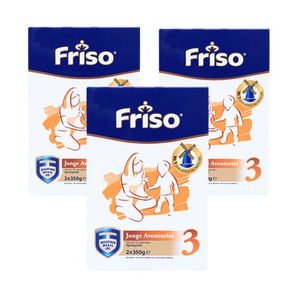  黑卡会员：Friso 美素佳儿 荷兰版 婴儿配方奶粉3段 700克/盒 3盒装 