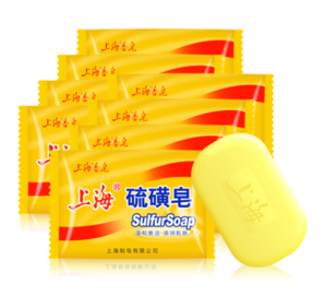 SHANGHAIXIANGZAO 上海 洁肤控油硫磺香皂 85g*8块 