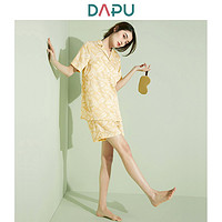 DAPU 大朴 天丝夏季蕾丝短袖短裤套装 138.08元包邮（需用券）