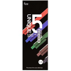 fizz 飞兹 FZ440005 彩色按动中性笔 5支/盒 5.9元（需用券）