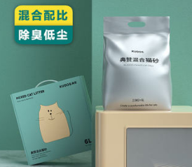 典赞 豆腐混合猫砂 2.5kg 14.9元包邮（需用券）