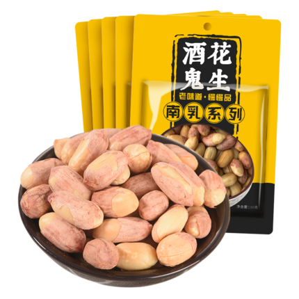 百世興 南乳系列酒鬼花生 100g*5包