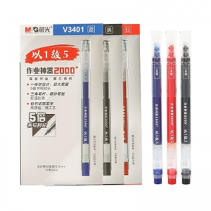 M&G 晨光 Y5501 大容量中性笔 0.5mm 12支 6.9元包邮（需用券）