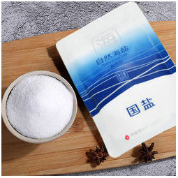 中盐 加碘自然海盐 320g*8袋