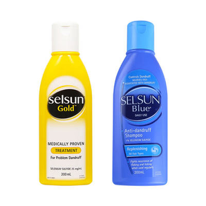 5日10点： Selsun Blue 特效去屑止痒洗发水 200ml 2件装 78元（限500件）