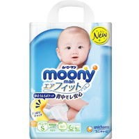 moony 畅透 婴儿透气裤型纸尿裤  S62片