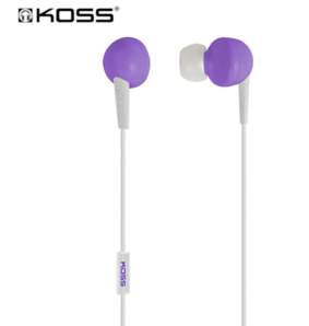 KOSS KEB6iV 时尚入耳式耳塞 带麦 紫色