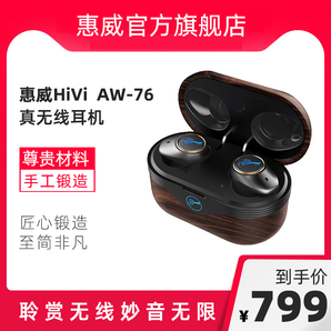 HiVi 惠威 AW-76 真无线蓝牙耳机 799元