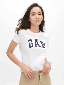 Gap 盖璞 254770 女装 徽标LOGO纯棉基本款短袖T恤