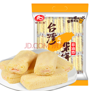 倍利客 台湾风味 蛋黄味米饼 350g 
