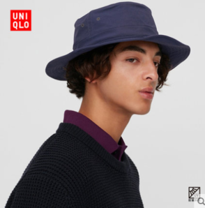  UNIQLO 优衣库 425380 防紫外线渔夫帽 79元