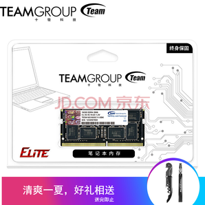 十铨(Team)DDR4 2666 8G 16G 笔记本内存条8G DDR4 2666 16G笔记本
