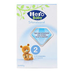 Hero Baby 益生元婴儿奶粉 2段 800g 4盒