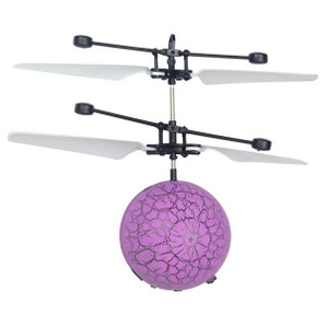 凡小熊 裂纹球悬浮感应飞行器 浅紫色