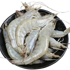 鲜享受 青岛海捕大虾 去冰净重2.8斤 规格10-12cm