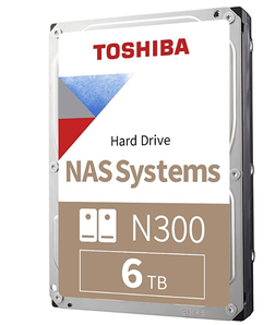 prime会员！Toshiba 东芝 N300系列 7200RPM 128MB NAS专用 机械硬盘6TB  直邮含税到手￥1192.03