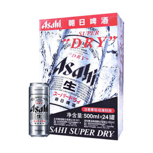 Asahi 朝日 超爽系列生啤 500ml*24罐