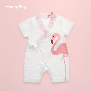 honeysky 婴儿夏季薄款连体衣