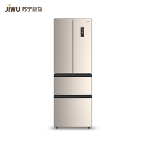 13日预售： JIWU 苏宁极物 小Biu JFE3128LP 312升 法式多门冰箱 1799元包邮（需定金19元元，13日0点付尾款）