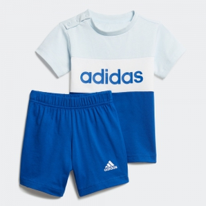 6日0点：adidas 阿迪达斯 GD6171 婴童装训练短袖运动套装 106元包邮