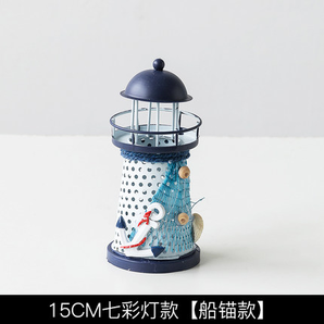 紫香凝 地中海装饰品灯塔模型小摆件 15cm 12.8元包邮
