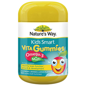 Nature's Way 佳思敏 儿童复合维生素+鱼油DHA软糖 50粒