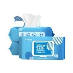 某东京造 卫生消毒湿巾80片*3包 99.9%杀菌洁肤湿纸巾  