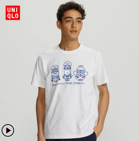 uniqlo优衣库minions2联名款423006印花t恤