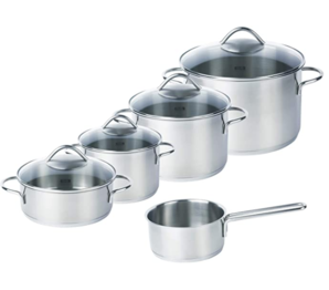 Fissler 菲仕乐 多尺寸不锈钢锅具套组 含税到手约￥1258.05