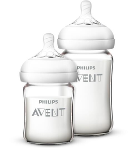 AVENT 新安怡 婴儿玻璃奶瓶 125ml+240ml 99元（包邮）