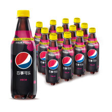 PLUS会员：百事可乐 Pepsi 无糖树莓味 汽水碳酸饮料 500ml*12瓶
