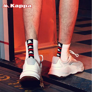 Kappa 卡帕 KP8W23 男女篮球运动中筒袜 2双