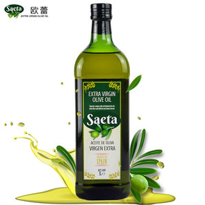 世界十大橄榄油品牌 欧蕾 西班牙进口 特级冷榨橄榄油 1L