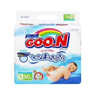 GOO.N 大王 维E系列 通用环贴式纸尿裤 S90片