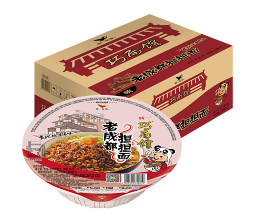 统一老成都担担面120g碗面12碗